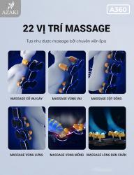 Ghế Massage AZAKI A360 - Trắng
