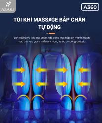 Ghế Massage AZAKI A360 - Xanh