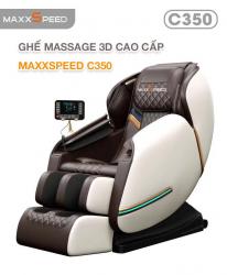 Ghế massage cao cấp Maxxspeed C350 - Trắng Nâu
