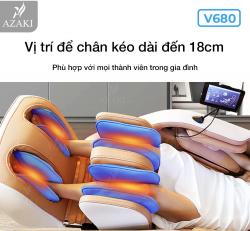 Ghế Massage AZAKI V680 - Đen Cam